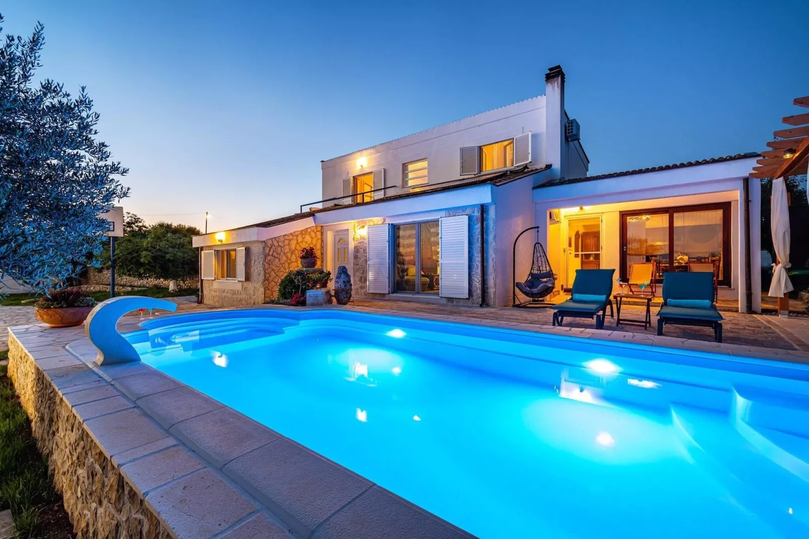 Sea view Villa Elia-Buitenkant zomer