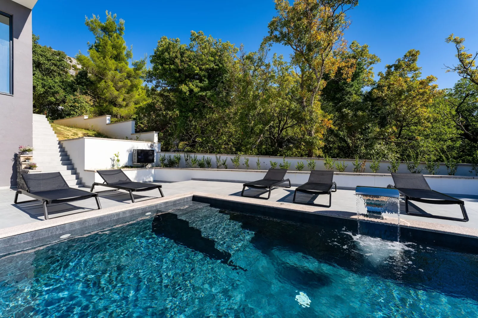 Sea view Villa Senti-Zwembad