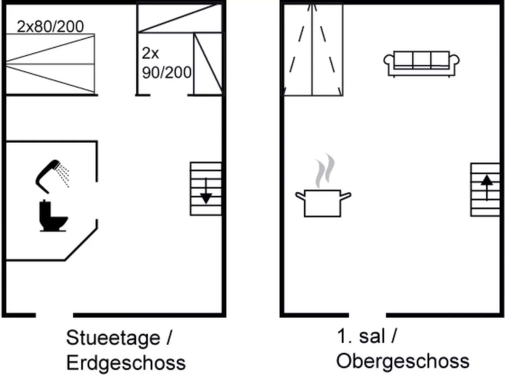 "Gyta" - 500m from the sea-Binnen