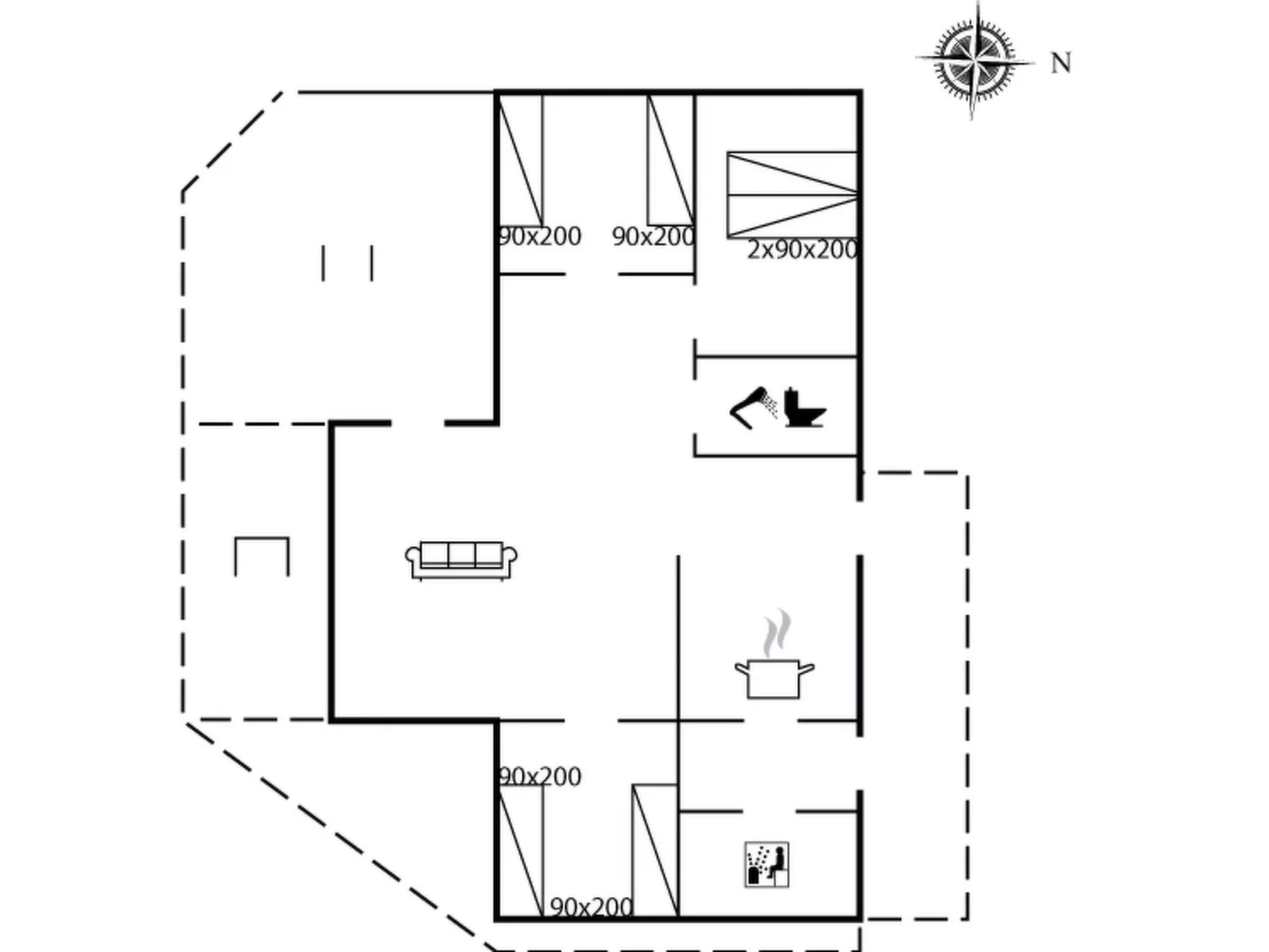 "Berthilde" - 400m from the sea-Binnen