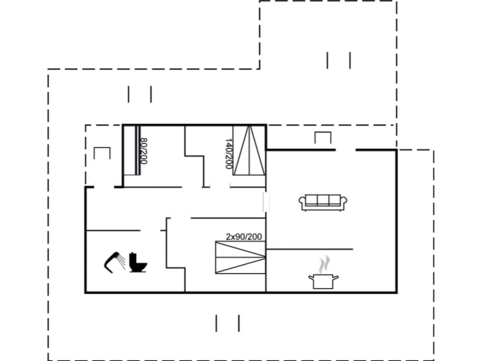 "Amber" - 500m from the sea-Binnen