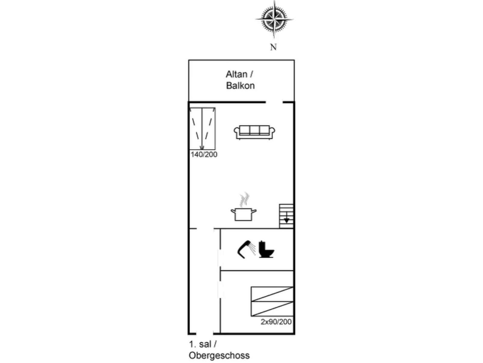 "Pavlinka" - 200m from the sea-Binnen
