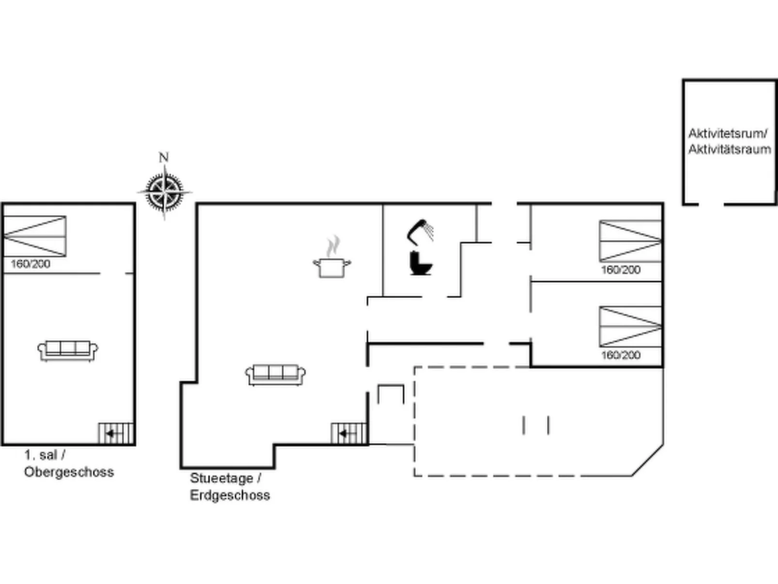 "Galin" - 200m from the sea-Binnen