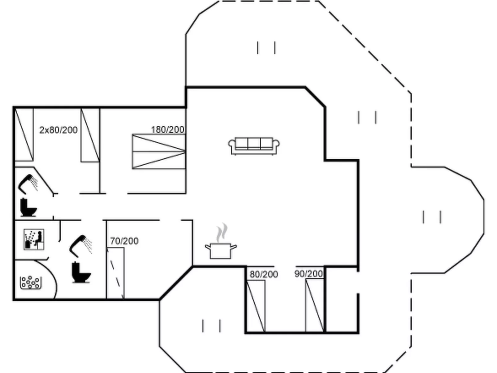 "Nafne" - 500m from the sea-Binnen
