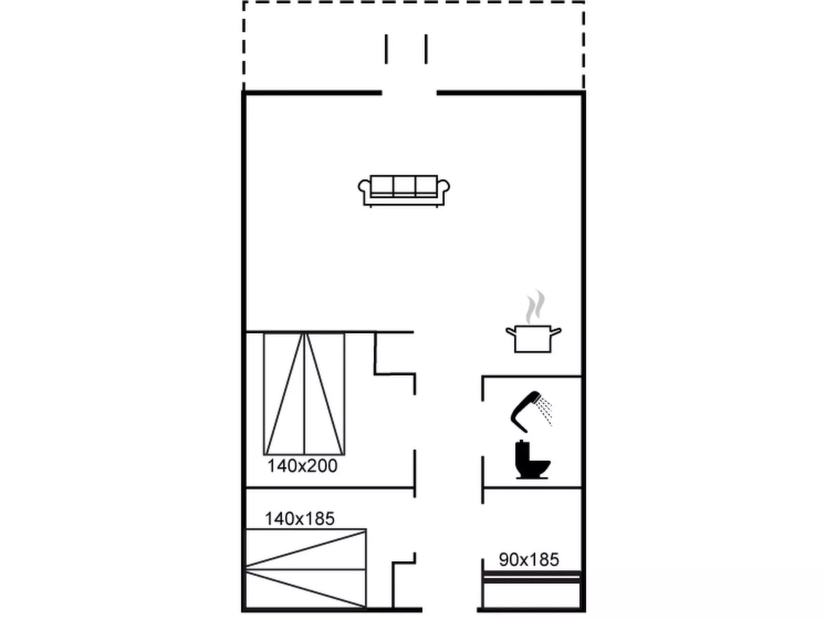 "Sara" - 2.5km from the sea-Binnen