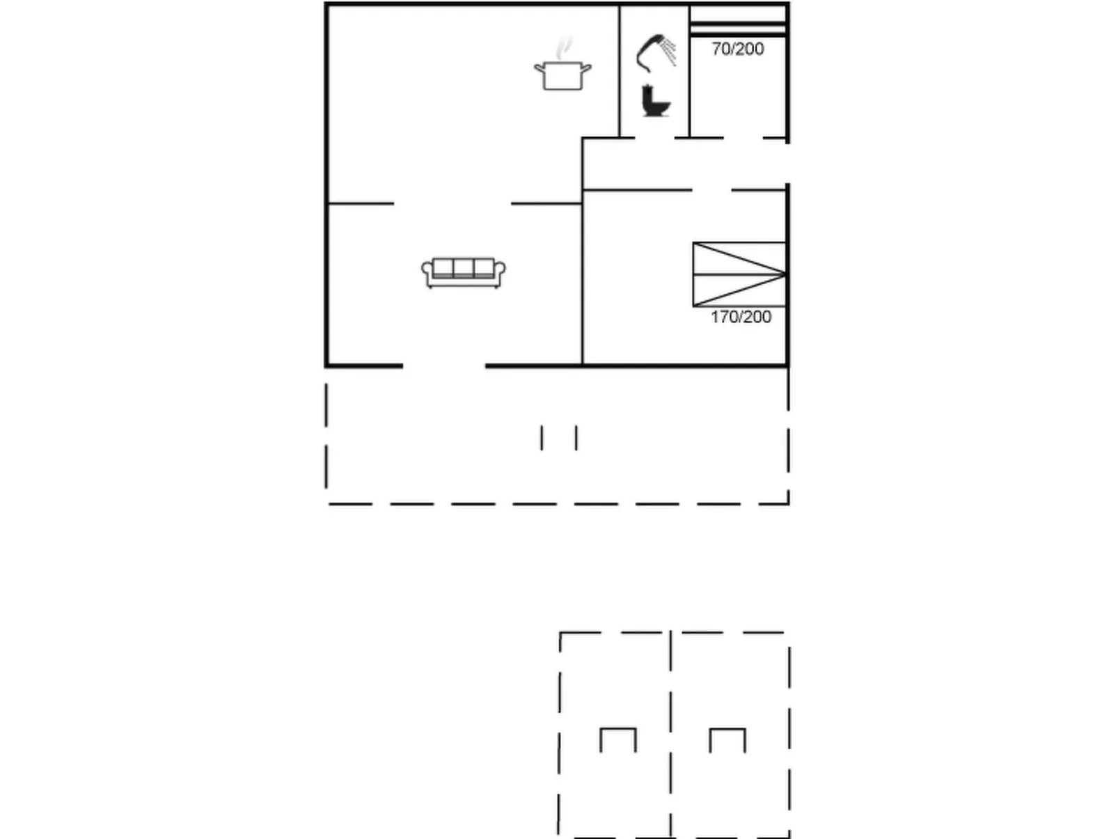 "Elida" - 300m from the sea-Binnen