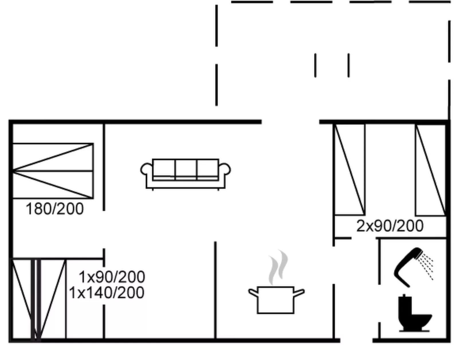 "Patti" - 150m from the sea-Binnen