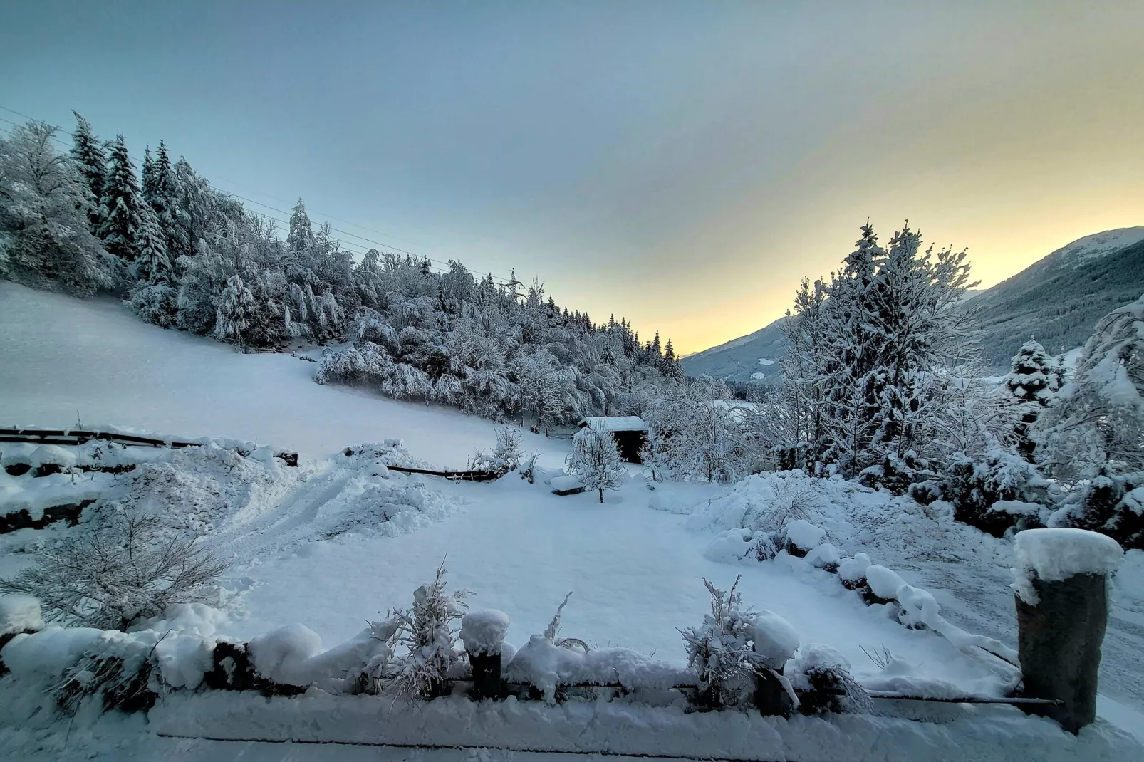 Appartement Tauernfenster-Uitzicht winter