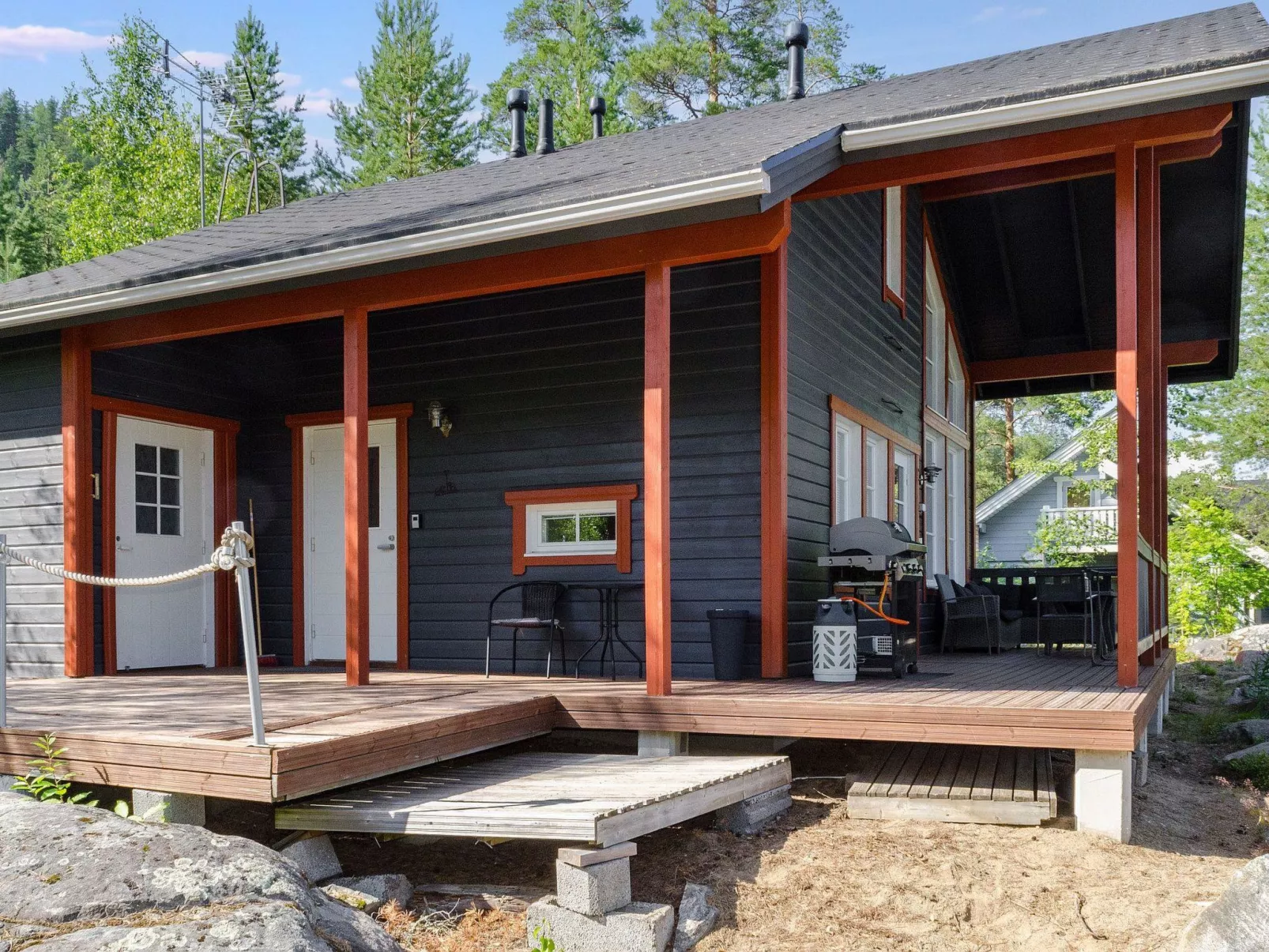 Blue lake villa-Binnen