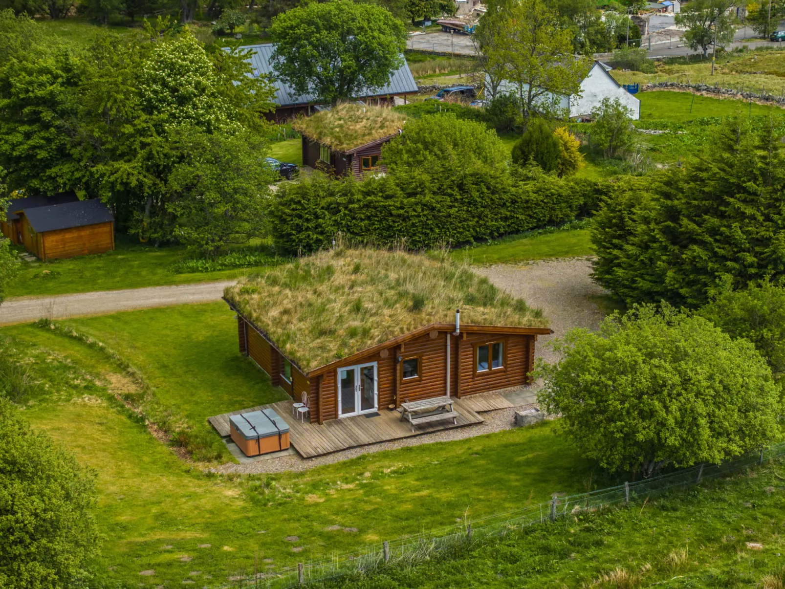 Cragdhu Log Cabin-Buiten
