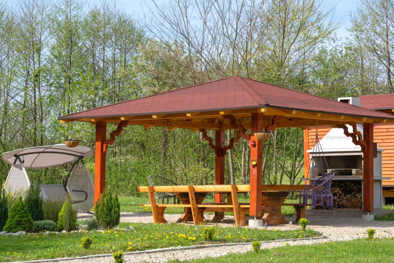 Robinzonski Kamp Hofman - Private Bungalow-Buitenlucht