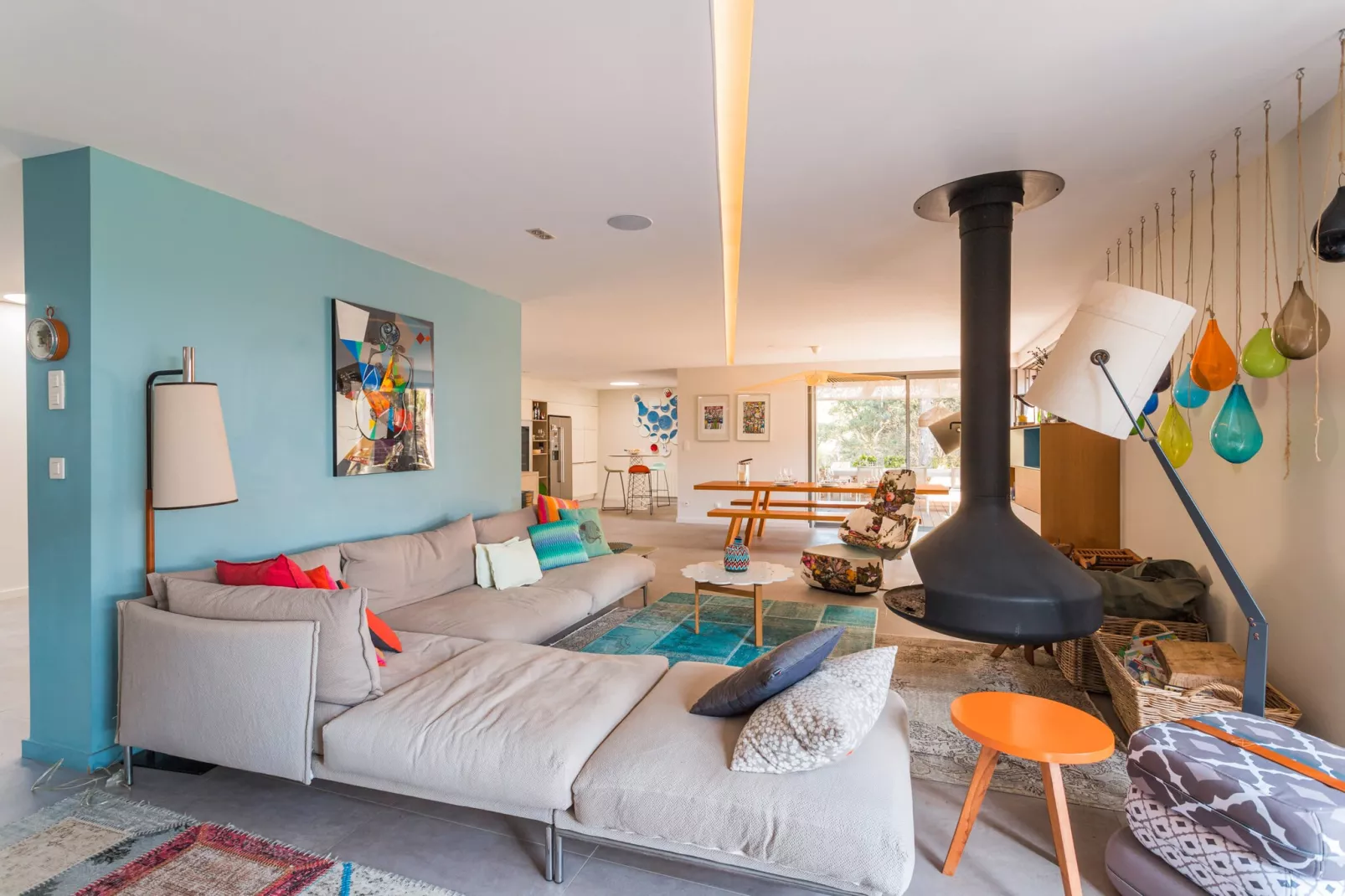 Villa Ephelele-Woonkamer