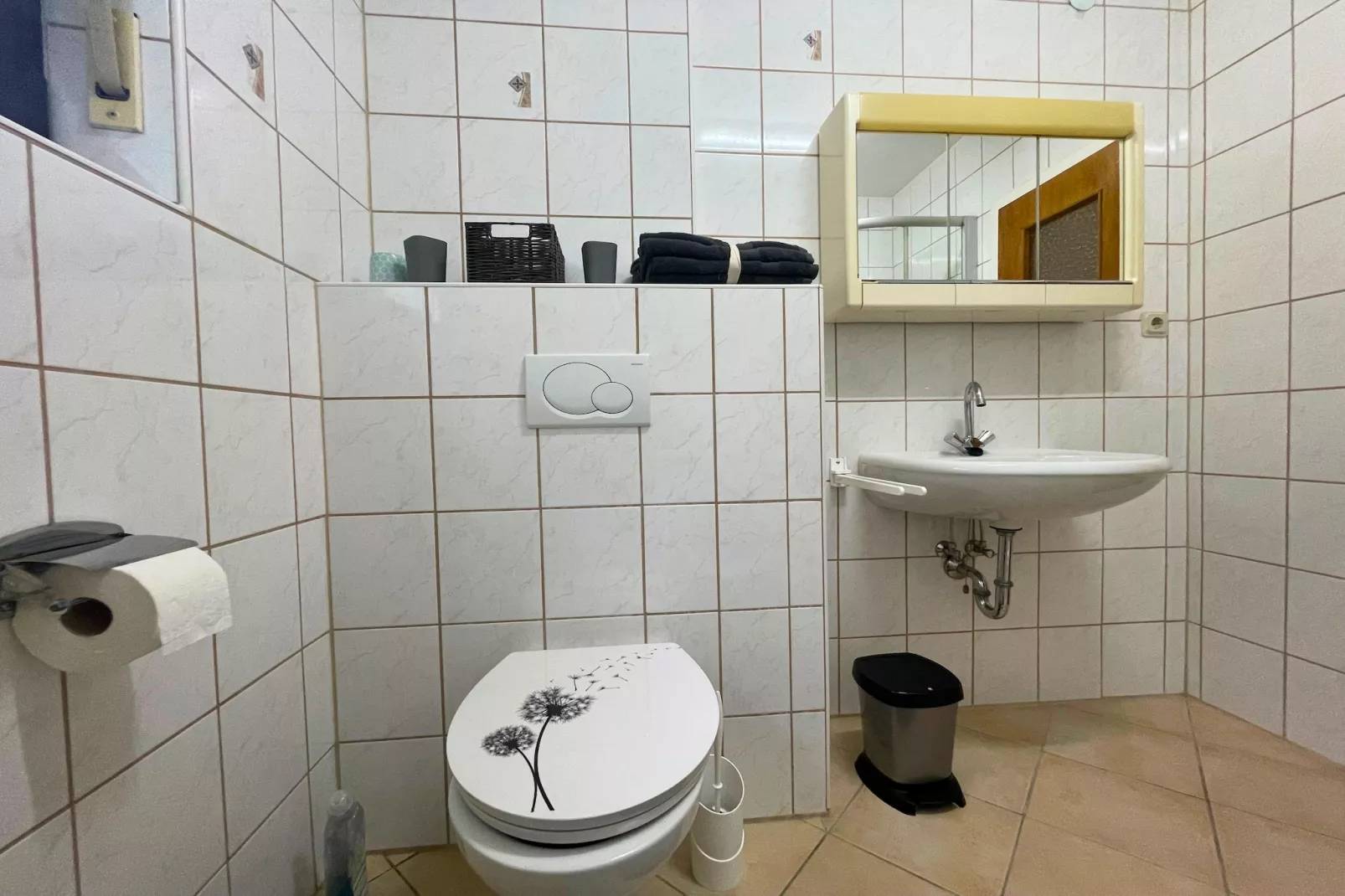 Ferienwohnung Birresborn-Badkamer