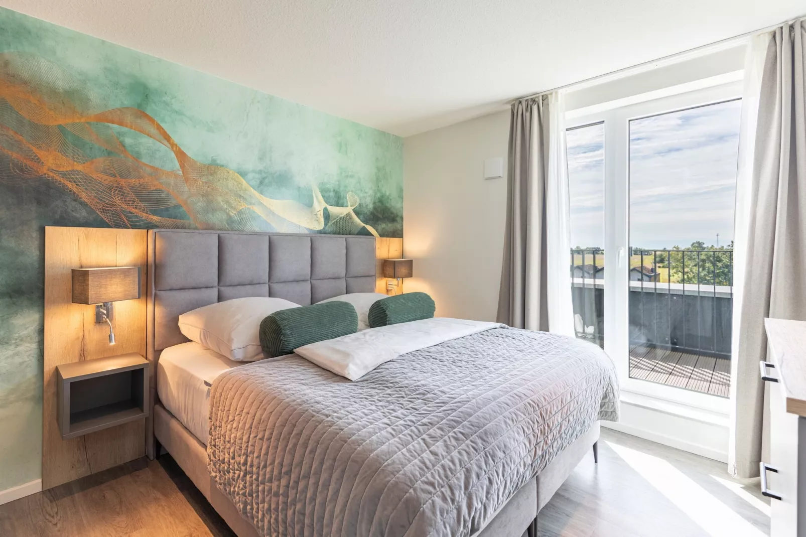 Penthouse de Luxe auf Nordstrand-Slaapkamer