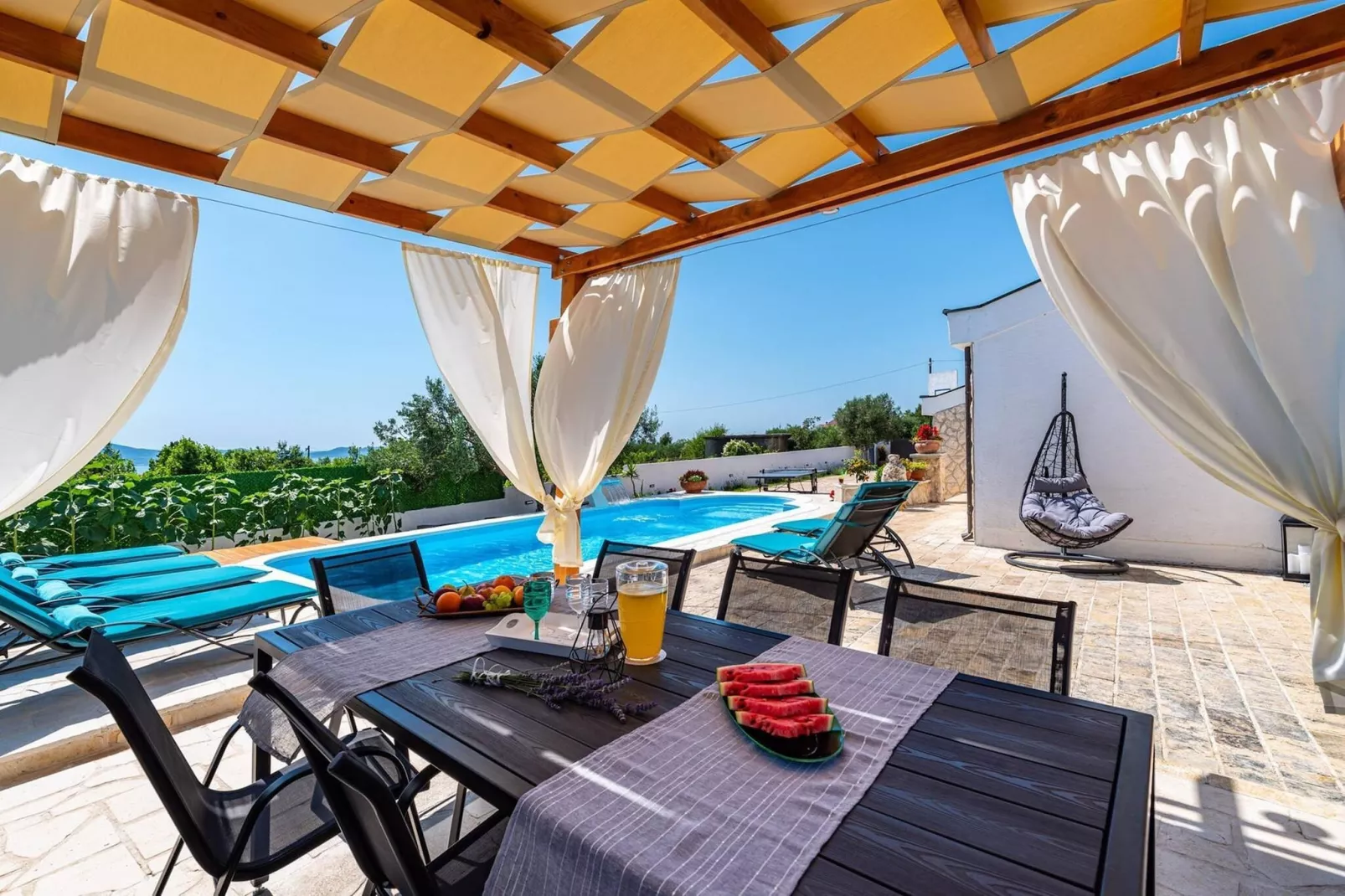 Sea view Villa Elia-Zwembad