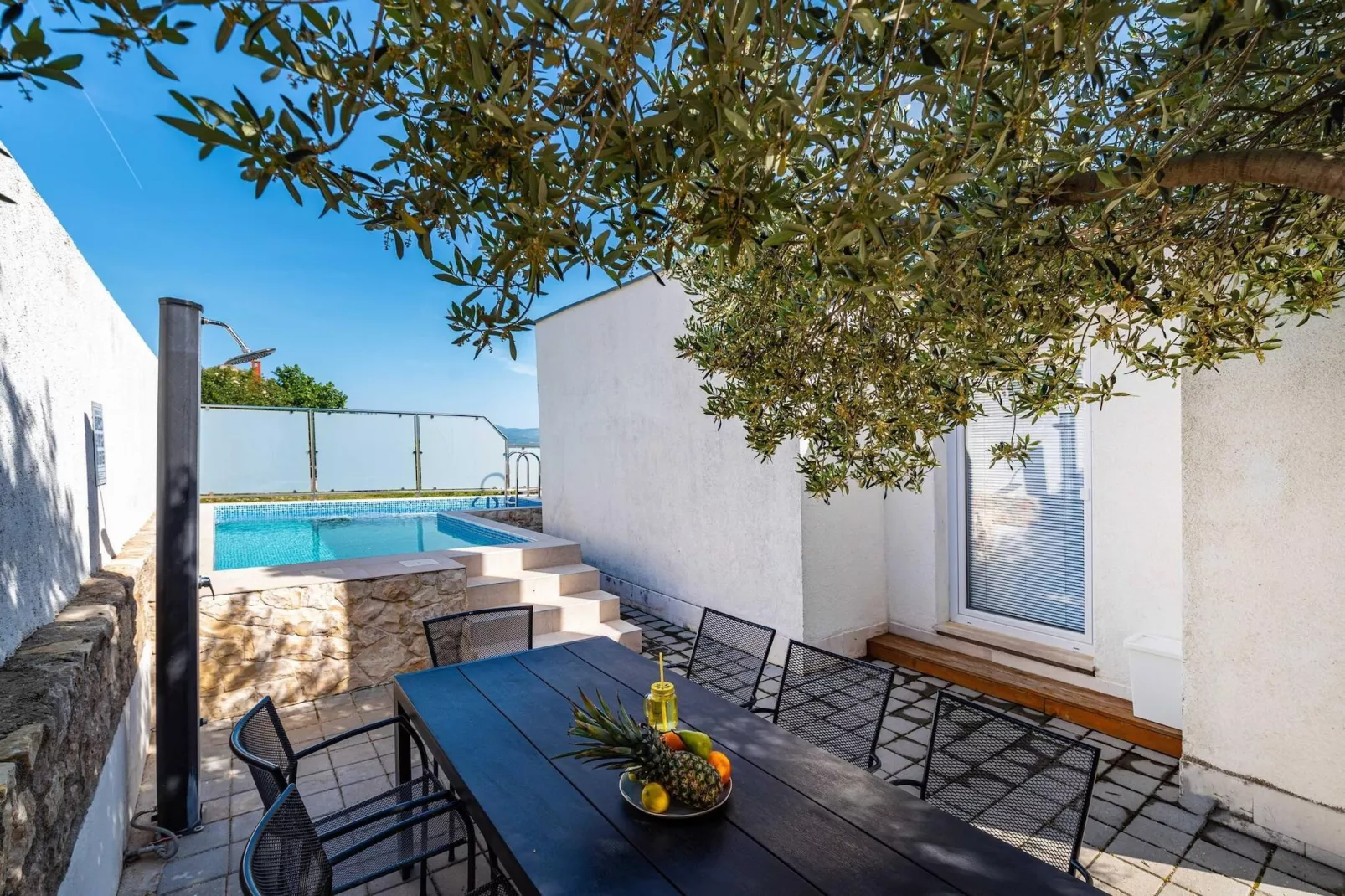 Sea view apartment Dajana-Eetkamer