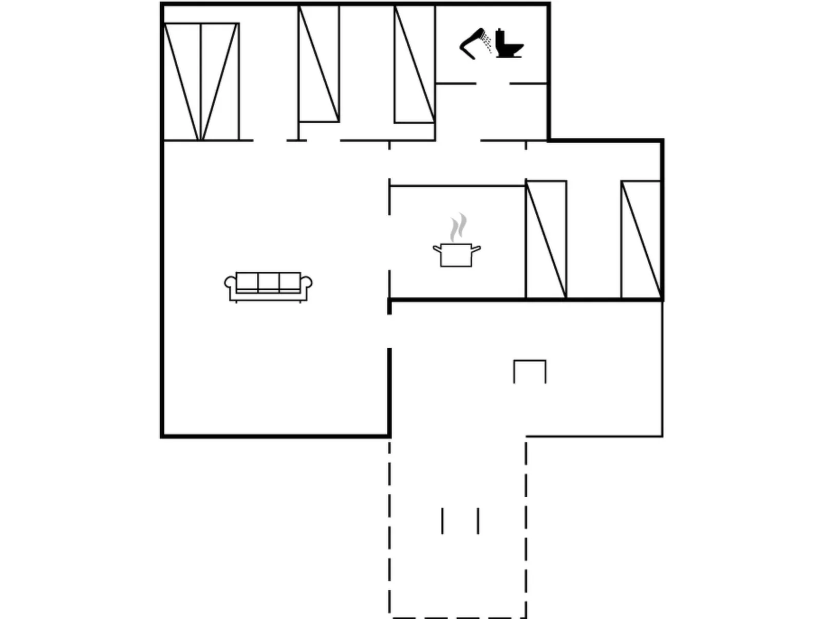 "Tuba" - 600m from the sea-Binnen