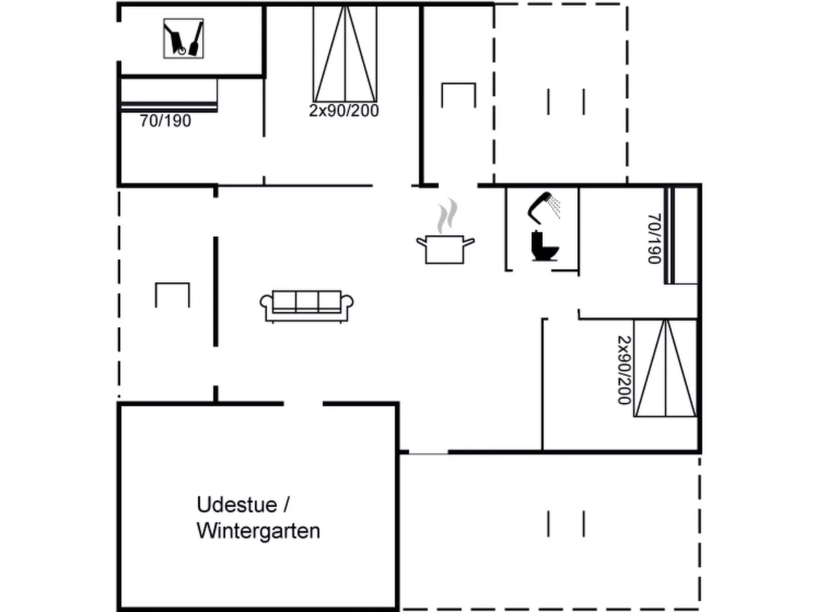 "Gisela" - 250m from the sea-Binnen