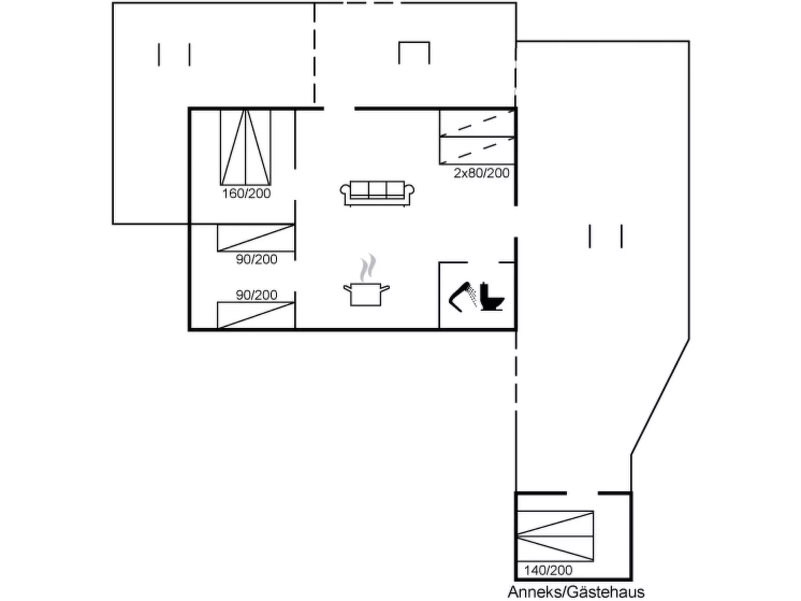 "Corina" - 100m from the sea-Binnen