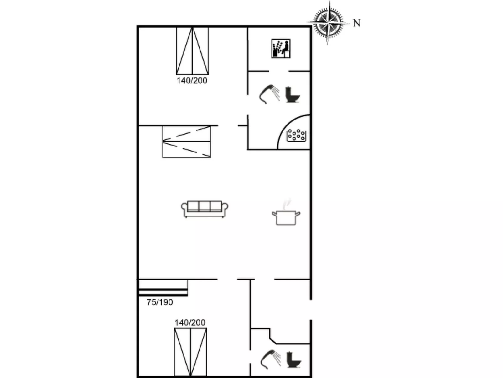 "Jonce" - 400m from the sea-Binnen