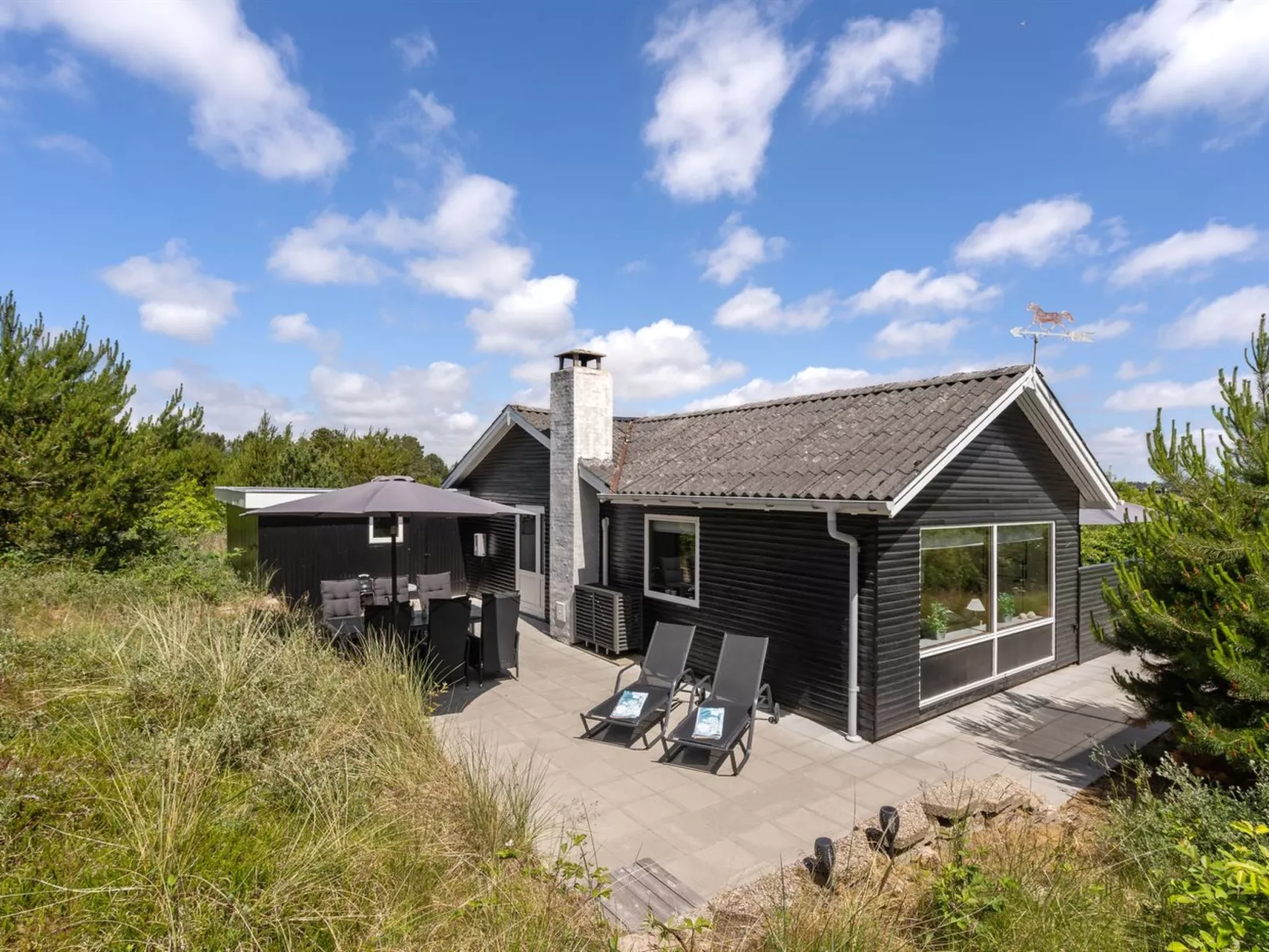 "Halfdan" - 1.1km from the sea-Buiten