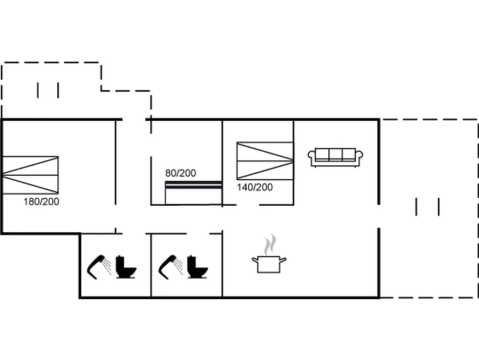 "Rebecca" - 1.5km from the sea-Binnen