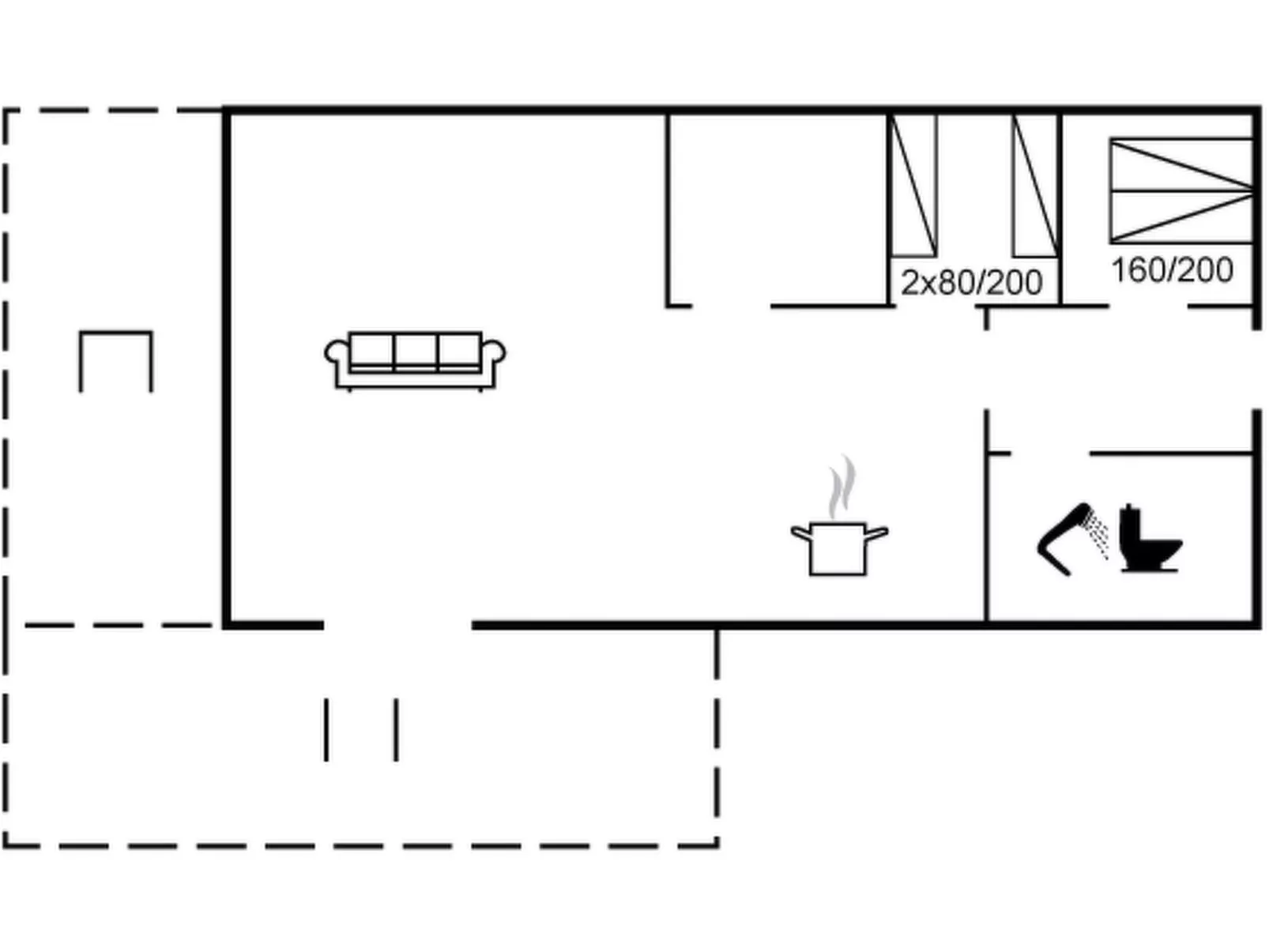 "Aave" - 800m from the sea-Binnen