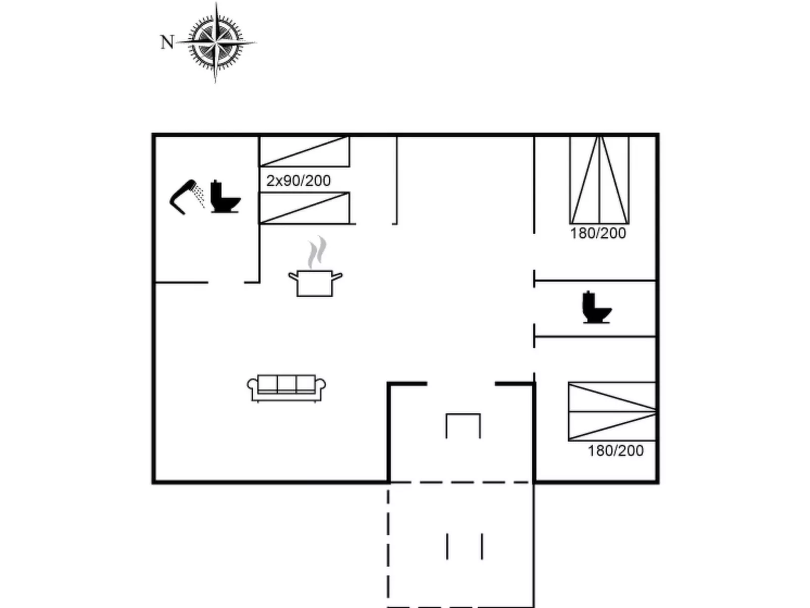 "Thorolf" - 30km from the sea-Binnen