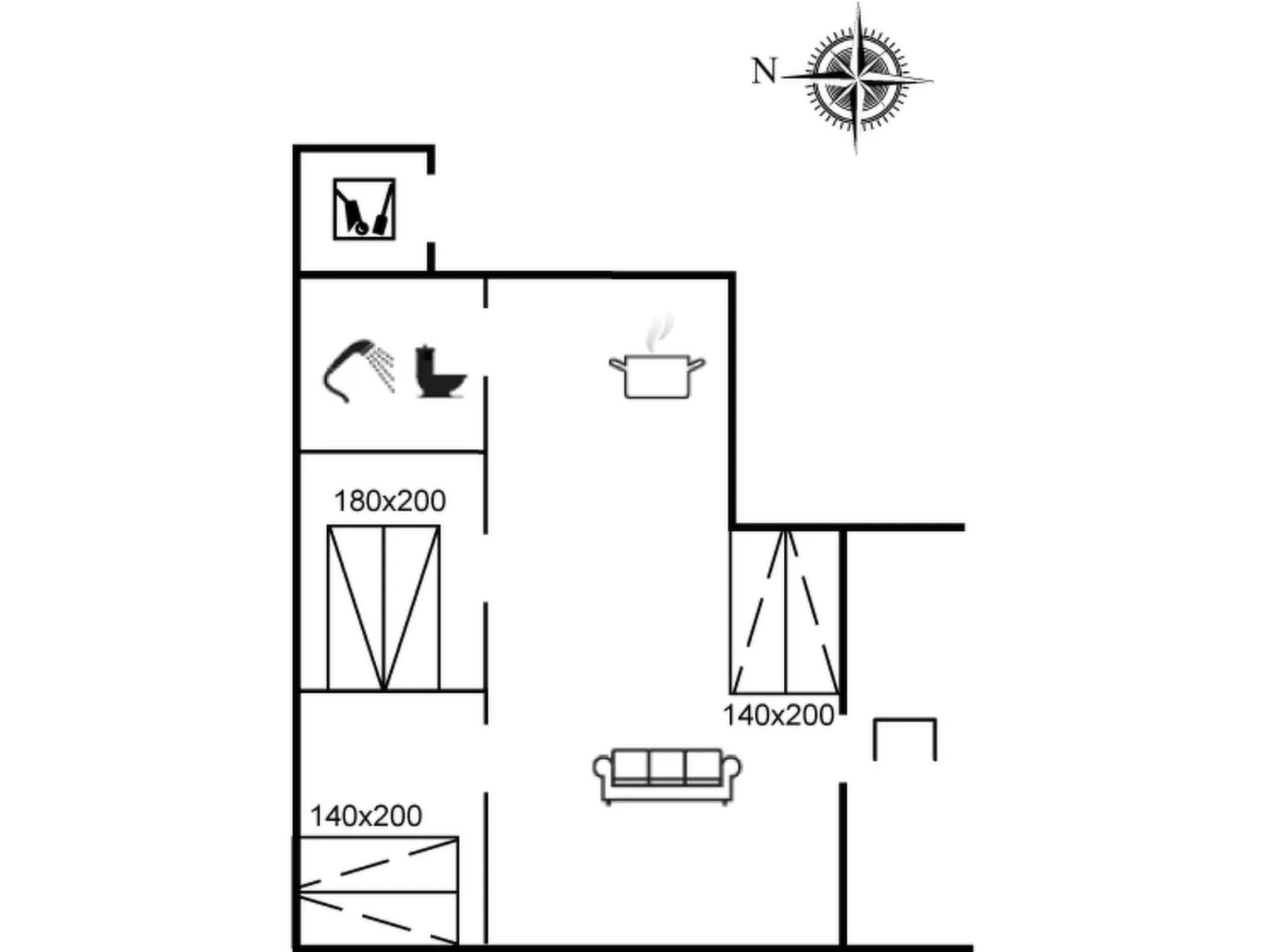 "Carlotta" - 12km from the sea-Binnen