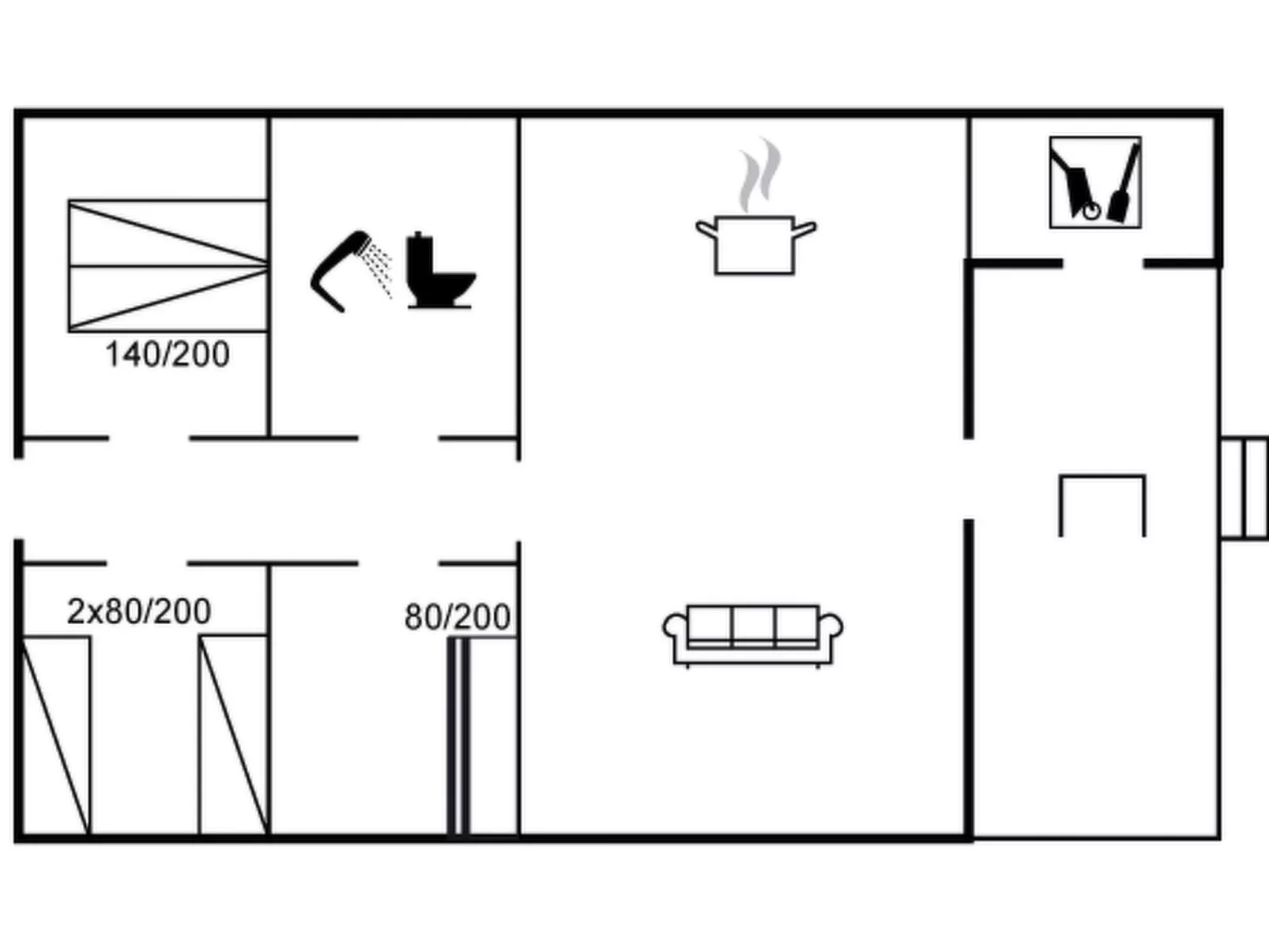 "Jutta" - 28km from the sea-Binnen