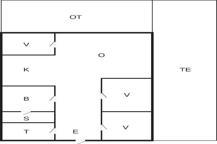 8 persoons vakantie huis in Pandrup-By Traum-Plattegrond