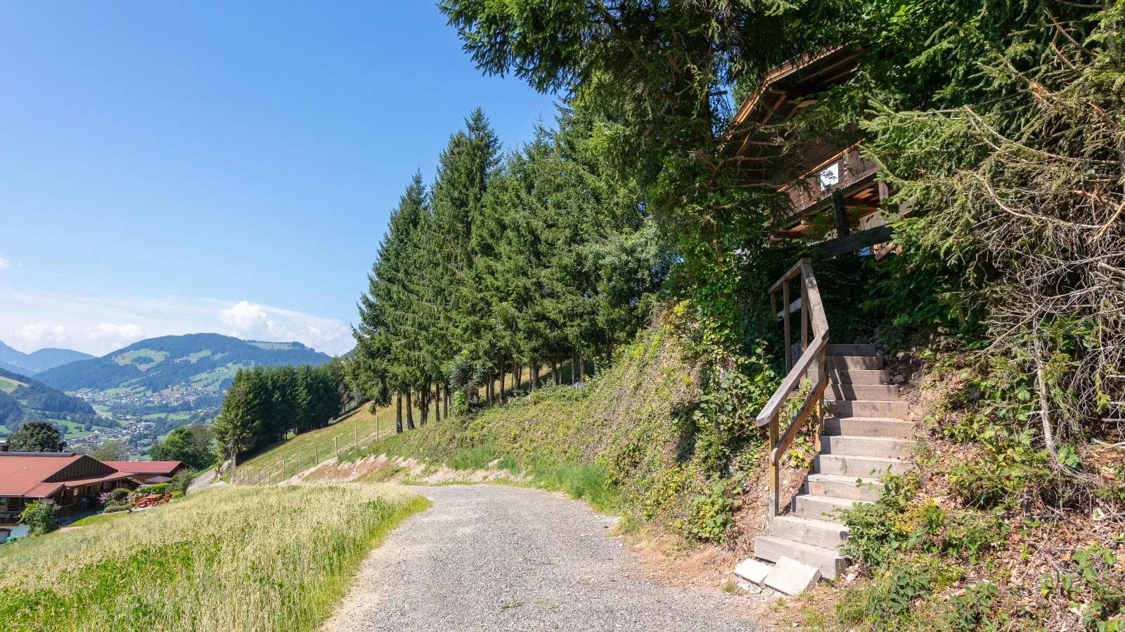 Sonnenhütte unten-Gebieden zomer 1km