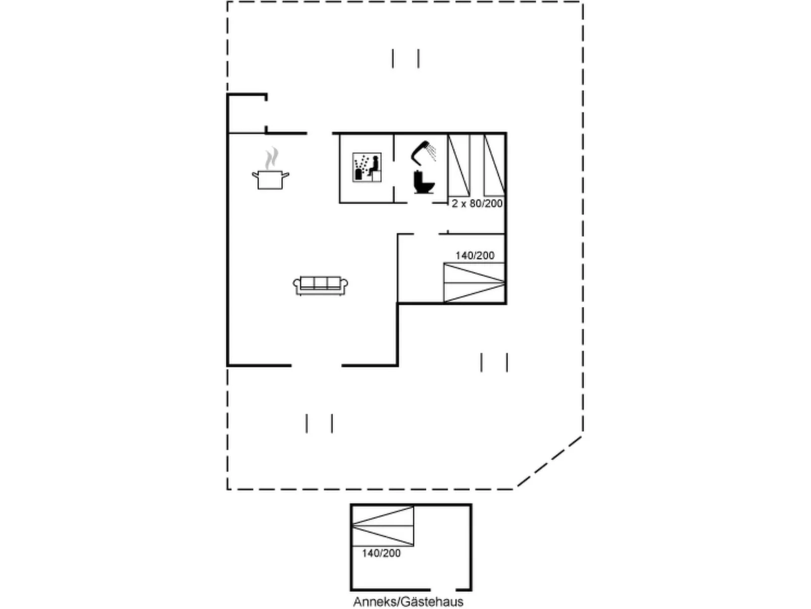 "Bernadine" - 400m from the sea-Binnen