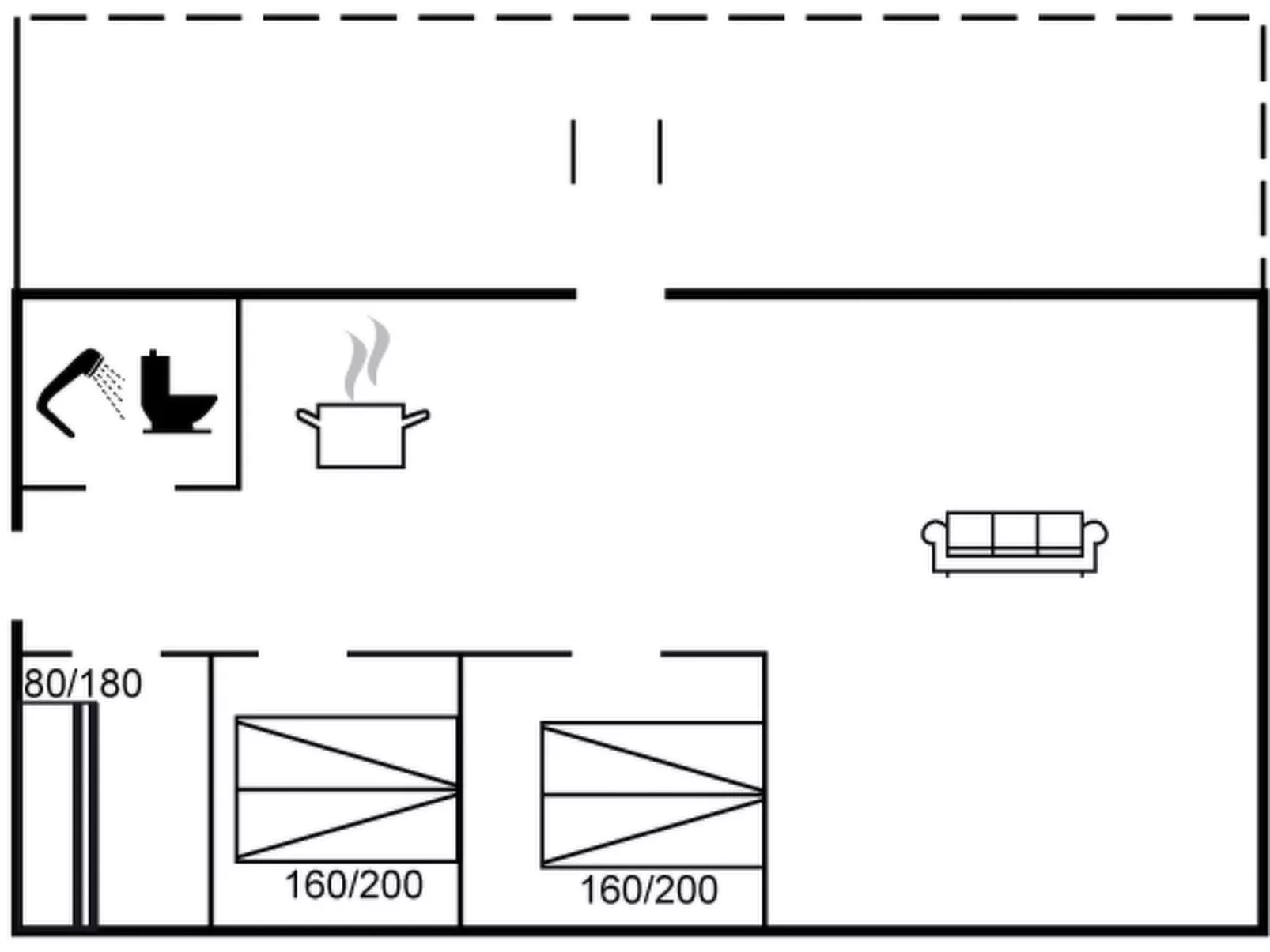 "Joon" - 100m from the sea-Binnen