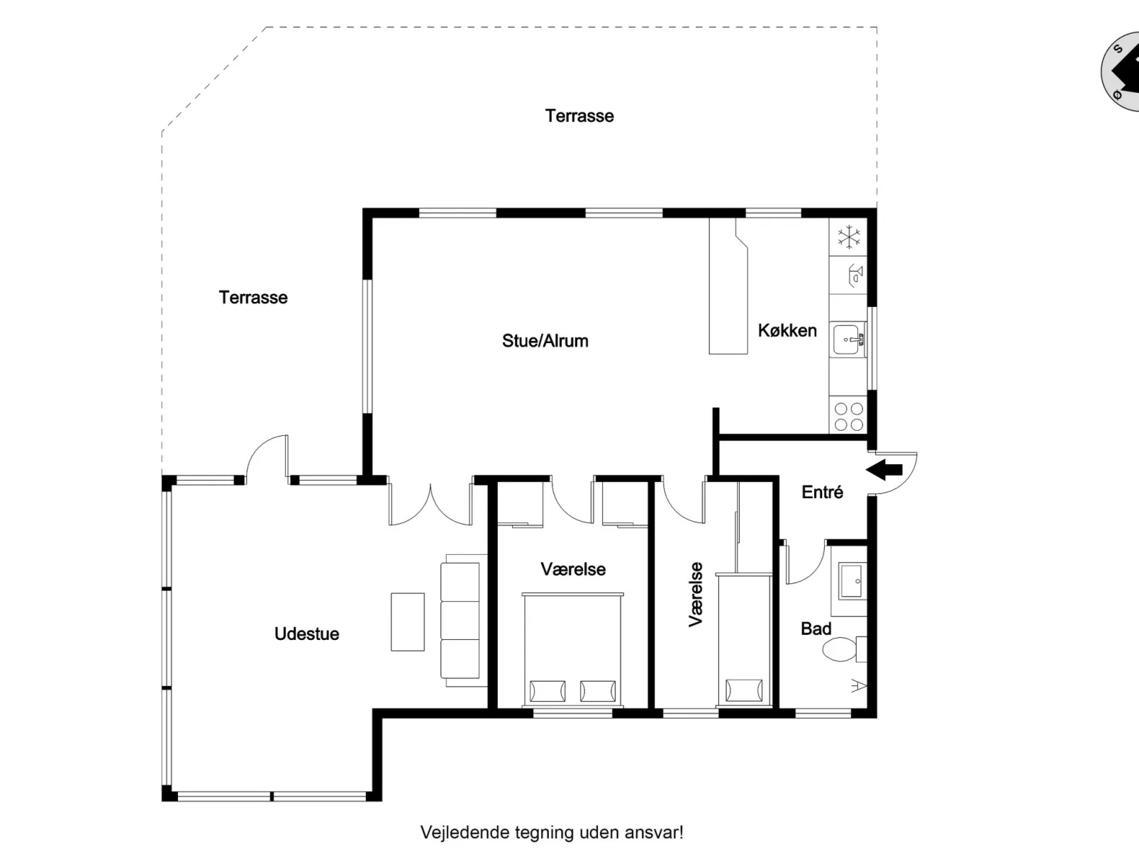 "Valea" - 600m from the sea-Binnen