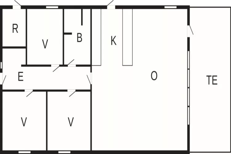 5 sterren vakantie huis in Hasle-Plattegrond