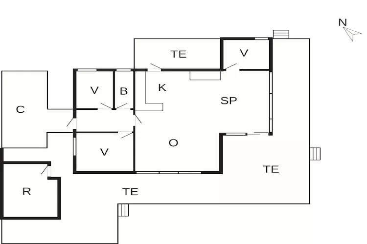 5 sterren vakantie huis in Bogense-Plattegrond