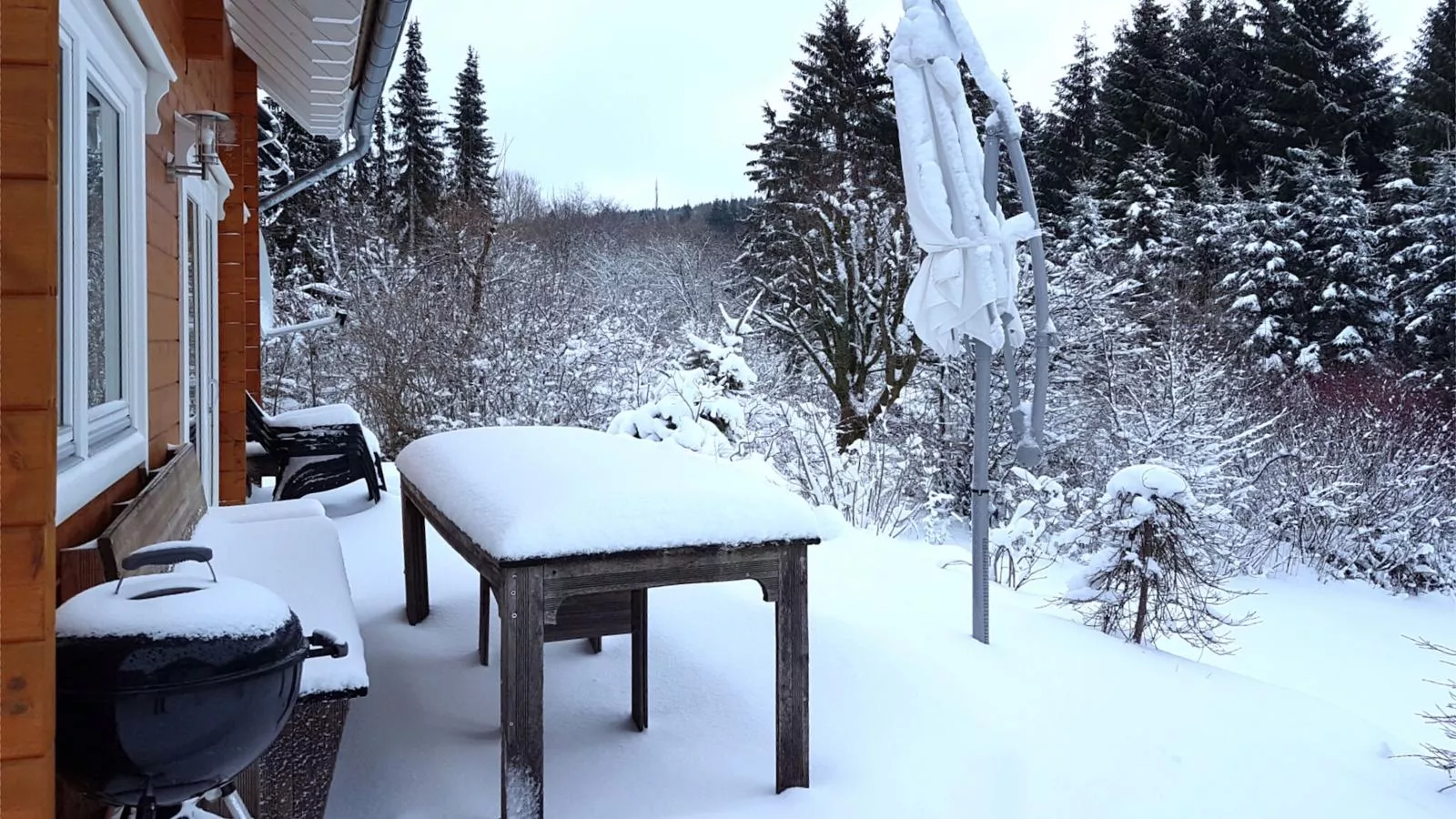 Küstelberg II-Uitzicht winter