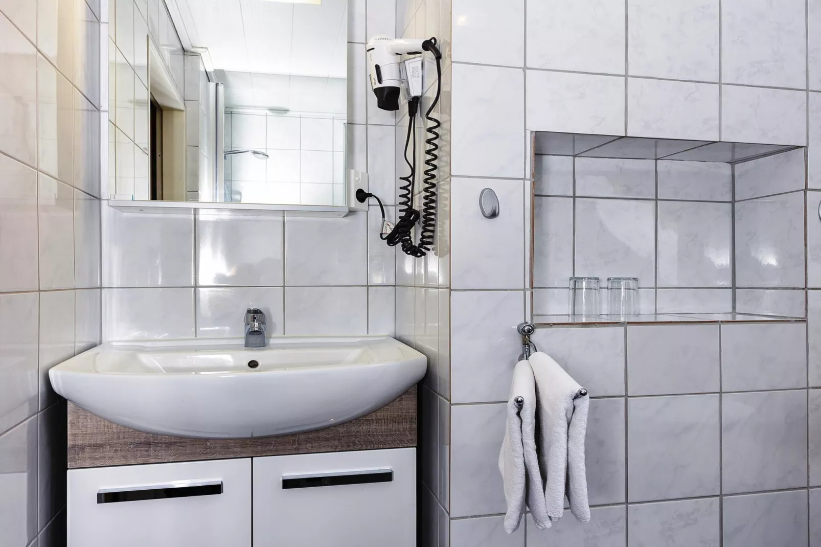 Deichblick Haus Hafeneck-Badkamer