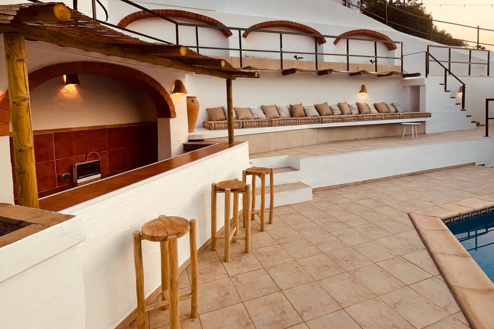 Villa Vista Pedreguer-Tuinen zomer