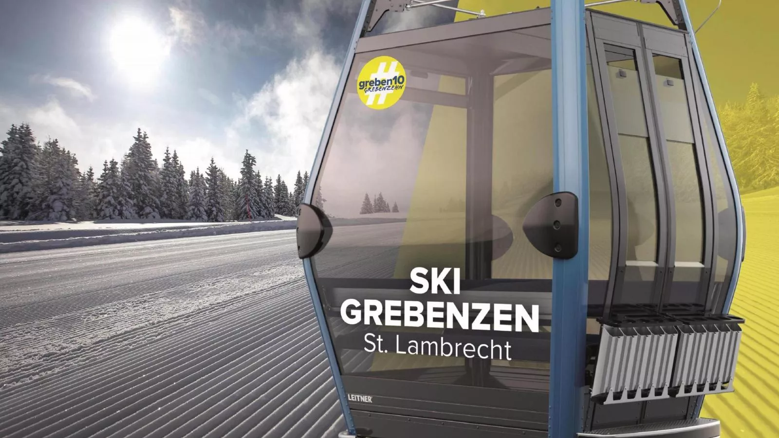 Birdie Lodge-Gebied winter 1km