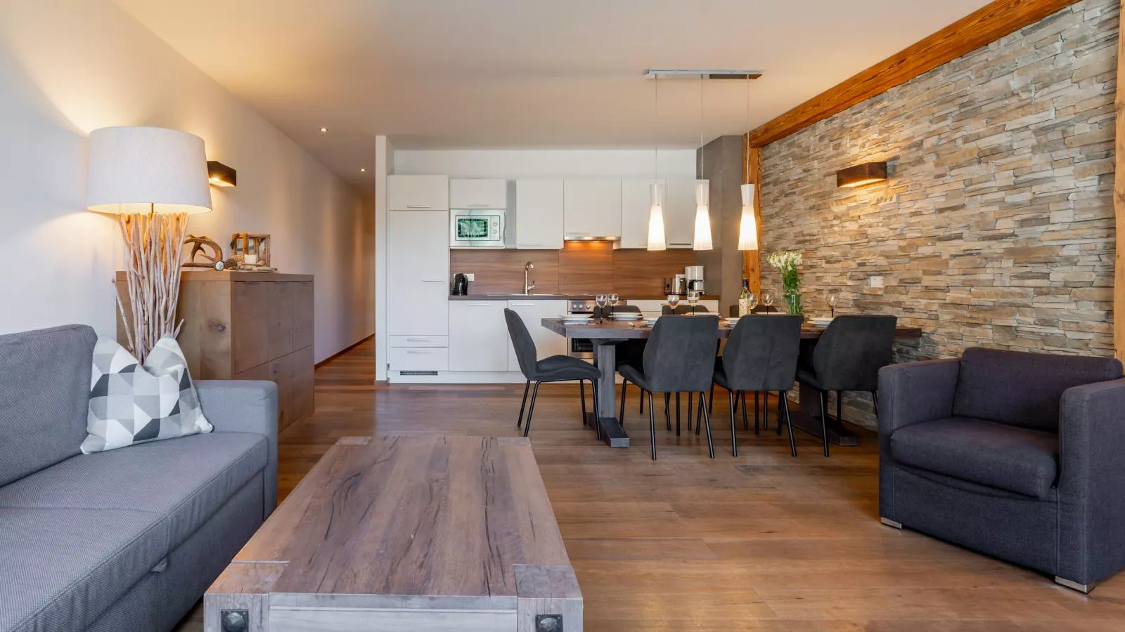 Residenz Wildkogelbahn Top 4-Woonkamer