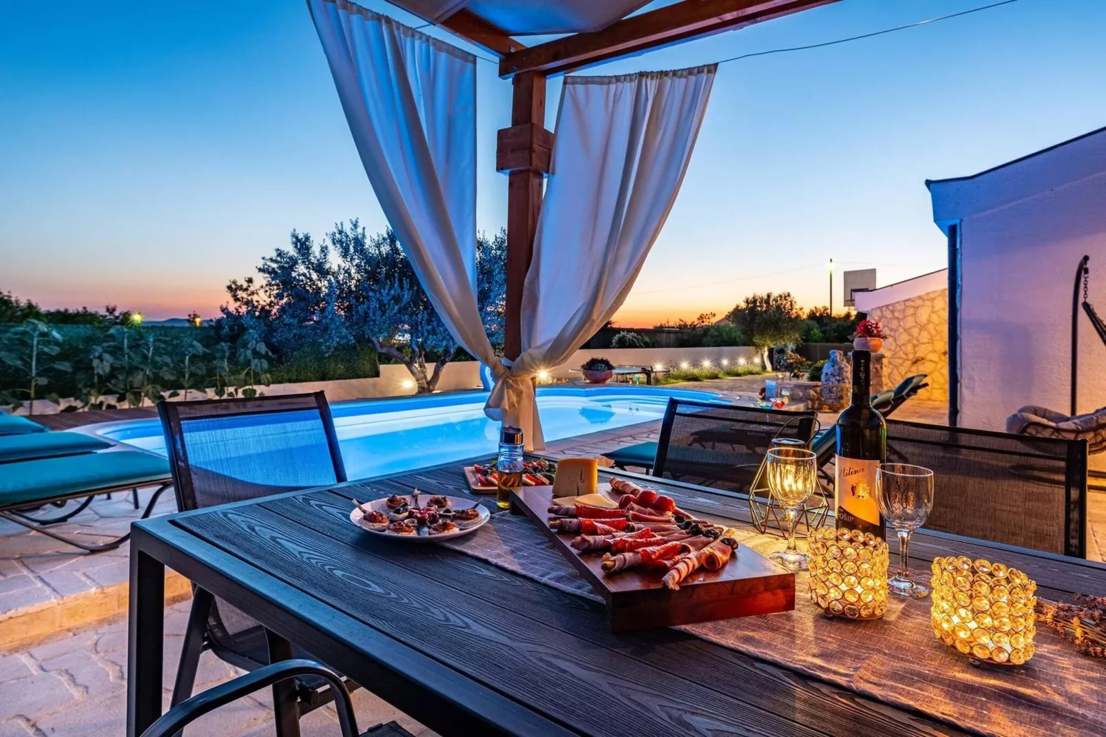 Sea view Villa Elia-Zwembad