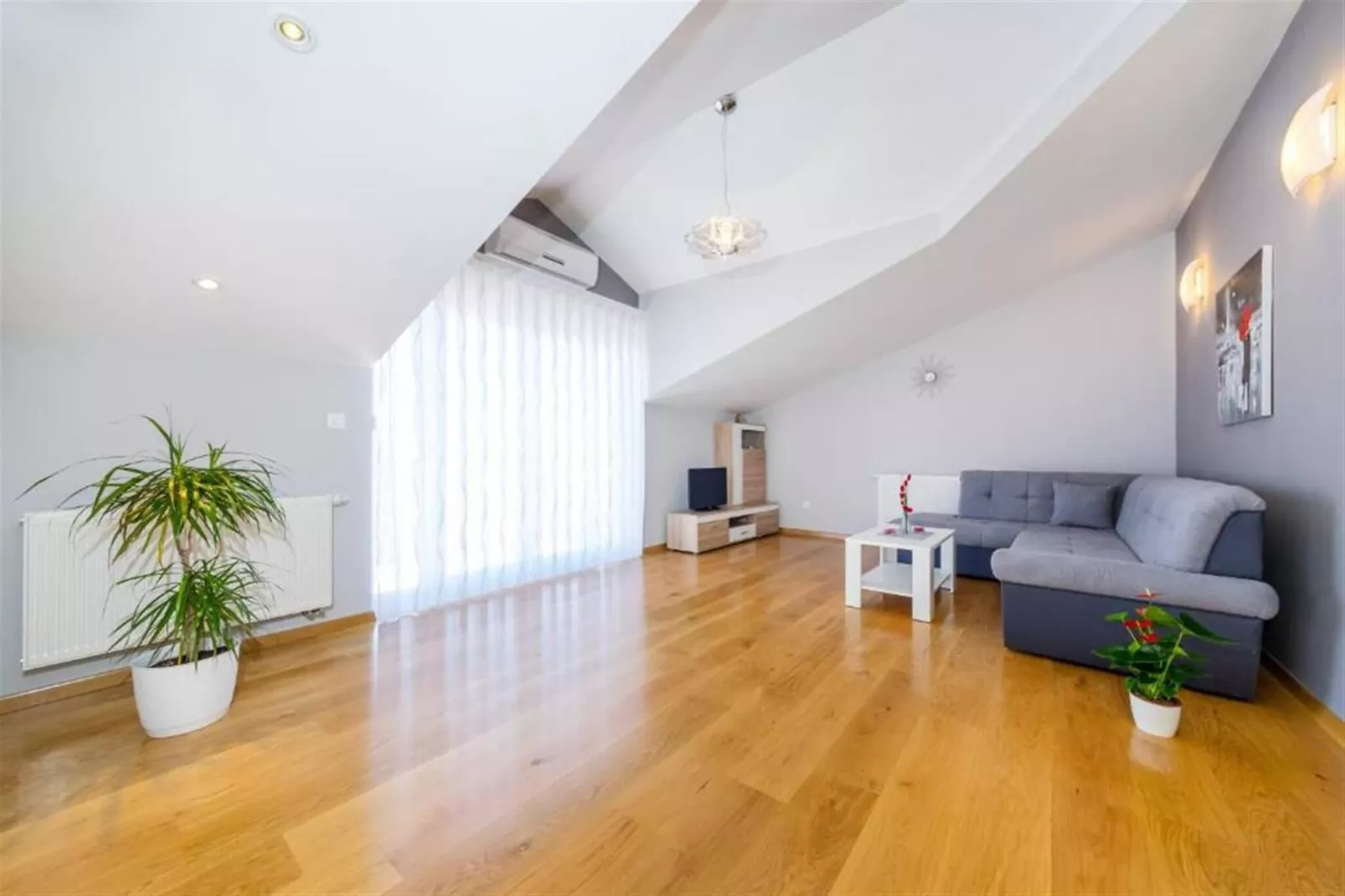 Penthouse apartment Zadar-Woonkamer