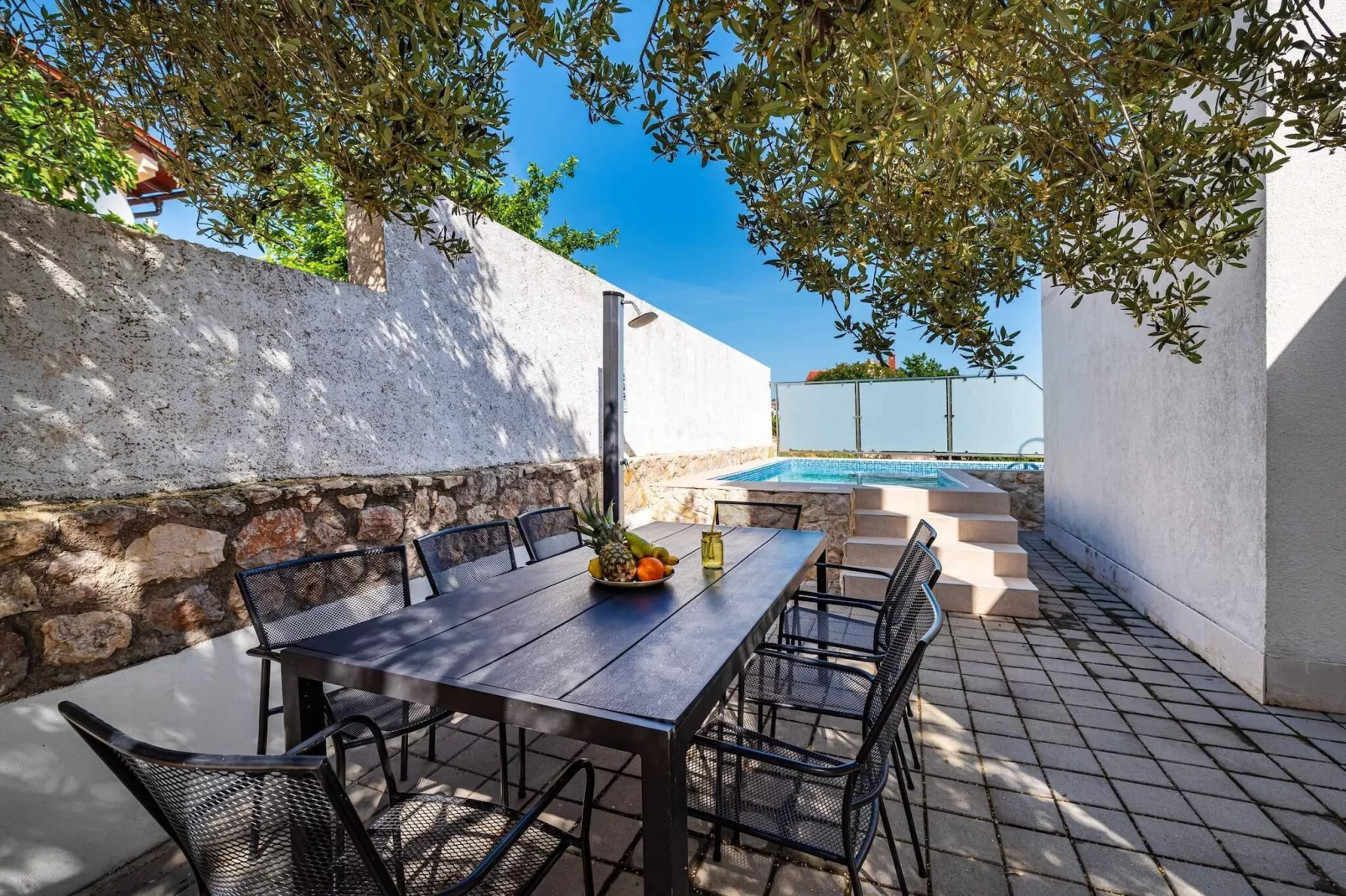 Sea view apartment Dajana-Eetkamer