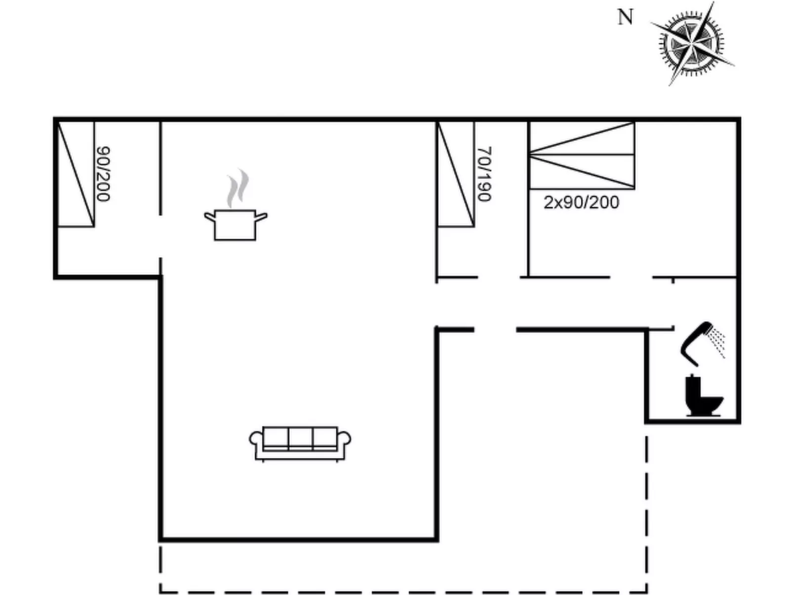 "Ami" - 200m from the sea-Binnen