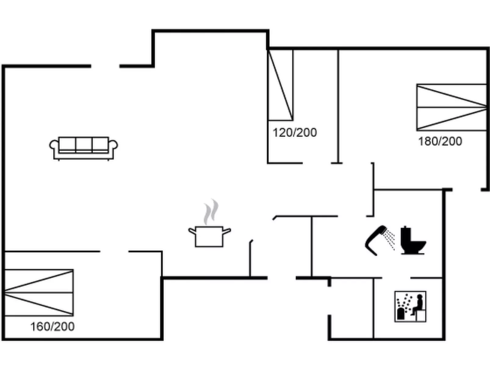 "Lennja" - 300m from the sea-Binnen