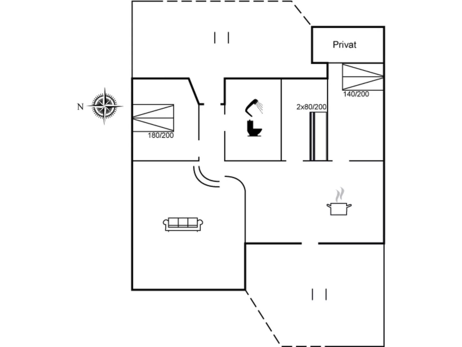 "Immi" - 1.5km from the sea-Binnen