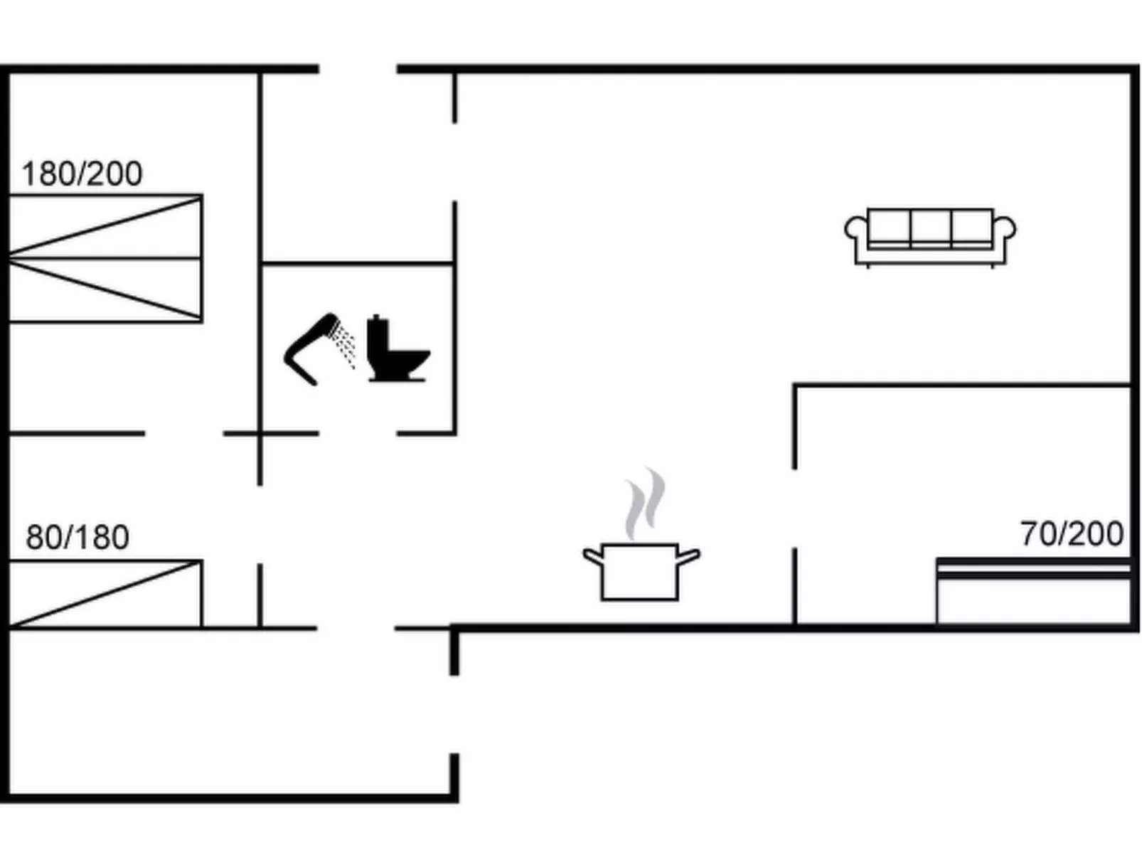 "Eduard" - 4.3km from the sea-Binnen