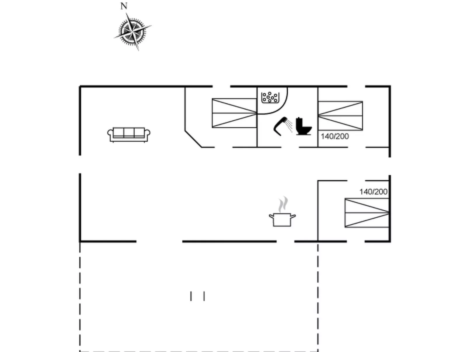 "Veiko" - 1.2km from the sea-Binnen